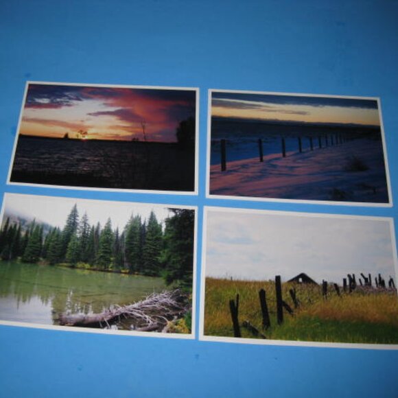 Lot of 4 Real Photo Art Print Cards Lot #2 - Picture 1 of 7